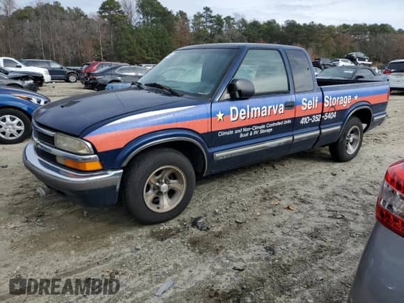 1999 Chevrolet S-10 LS Xtreme с VIN 1GCCS1941X8206846, выставлен на аукционе Copart как лот 82801744 с пробегом 145 374 миль миль и Чистый • Clean title. История ставок и продаж доступна на DreamBid. Изображение 1.