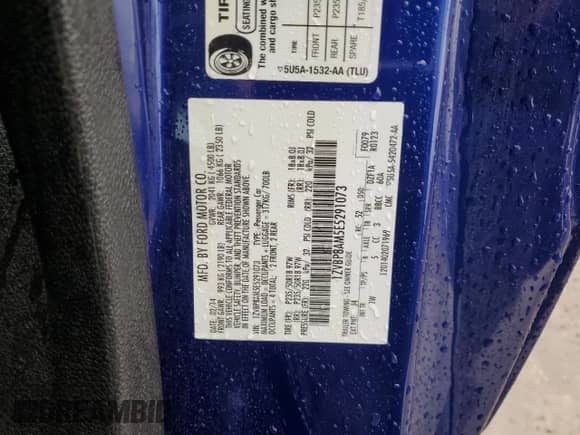 2014 Ford Mustang V6 с VIN 1ZVBP8AM5E5291073, выставлен на аукционе Copart как лот 80447375 с пробегом Не указан миль и Списание • Salvage title. История ставок и продаж доступна на DreamBid. Изображение 12.