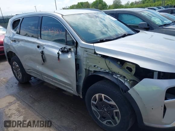 ✅ 2021 Hyundai Santa Fe Blue • VIN: KM8S2DA16MU011919 • Лот: 42240384. Опубликован ранее на IAAI с пробегом 33 528 миль. Бесплатный доступ к архиву аукционных продаж из США и подробный отчёт об истории автомобиля на DreamBid. Изображение 6.