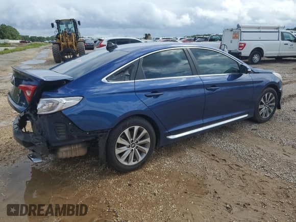2015 Hyundai Sonata Sport с VIN 5NPE34AF9FH051130, выставлен на аукционе Copart как лот 57486045 с пробегом Не указан миль и Списание • Salvage title. История ставок и продаж доступна на DreamBid. Изображение 3.