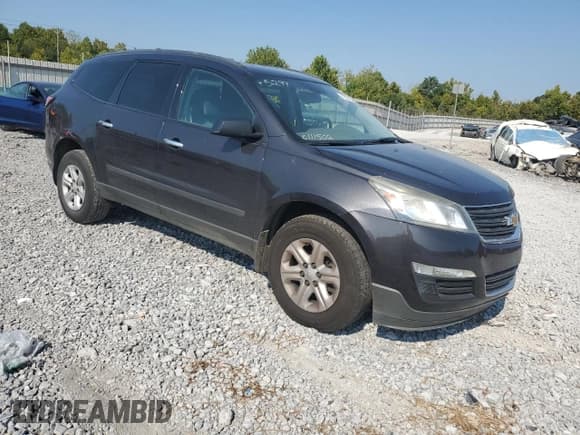 ✅ 2017 Chevrolet Traverse LS • VIN: 1GNKRFED9HJ115299 • Lot: 71327185. Listed on Copart with Not provided. Free auction sales archive from the USA and detailed vehicle history report at DreamBid. Image 4.