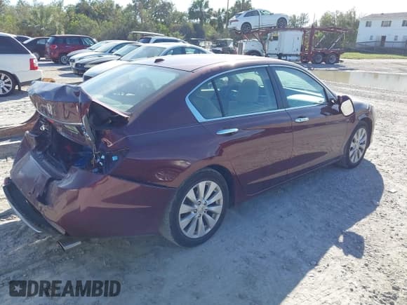 ✅ 2015 Honda Accord EX-L • VIN: 1HGCR2F83FA051900 • Lot: 41962685. Listed on IAAI with 59,254 mi. Free auction sales archive from the USA and detailed vehicle history report at DreamBid. Image 4.