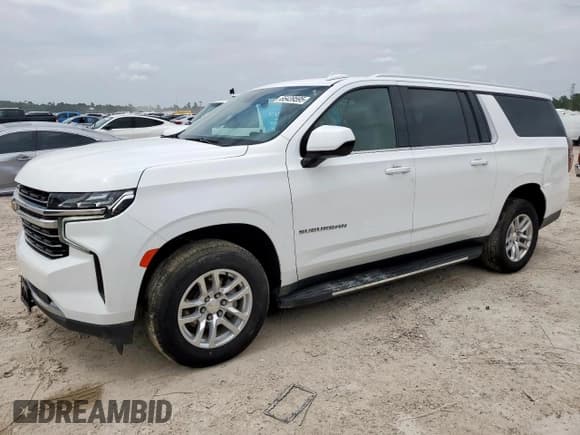 ✅ 2021 Chevrolet Suburban LT • VIN: 1GNSCCKD2MR265366 • Лот: 65439595. Опубликован ранее на Copart с пробегом 106 345 миль. Бесплатный доступ к архиву аукционных продаж из США и подробный отчёт об истории автомобиля на DreamBid. Изображение 1.