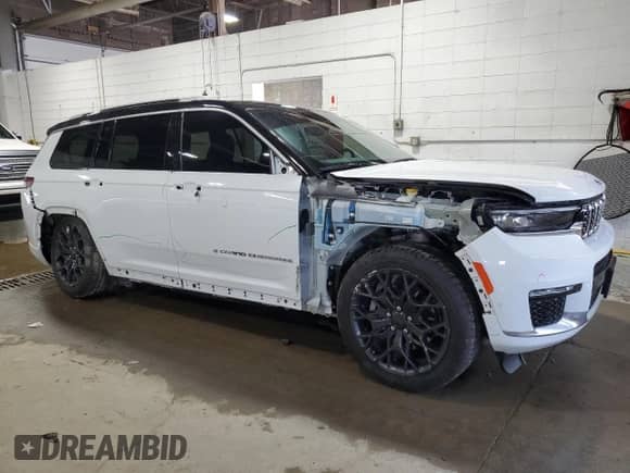 ✅ 2022 Jeep Grand Cherokee Summit Reserve • VIN: 1C4RJKET0N8533770 • Lot: 65520845. Listed on Copart with 48,039 mi. Free auction sales archive from the USA and detailed vehicle history report at DreamBid. Image 4.