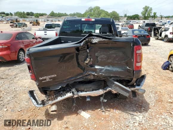 2020 Ram 1500 Laramie with VIN 1C6RREDT0LN265191, listed as a Copart auction lot 57207775 with 124,269 mi miles and Salvage title. Bid and sale history available at DreamBid. Image 6.