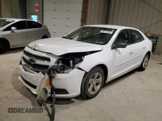 2013 Chevrolet Malibu LS with VIN 1G11B5SA2DF358889, listed as a Copart auction lot 90713705 with 120,604 mi miles and Salvage title. Bid and sale history available at DreamBid. Image 1.