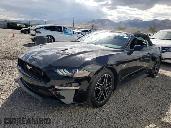 ✅ 2019 Ford Mustang GT Premium • VIN: 1FATP8FF8K5171853 • Lot: 84402005. Listed on Copart with 63,936 mi. Free auction sales archive from the USA and detailed vehicle history report at DreamBid. Image 1.
