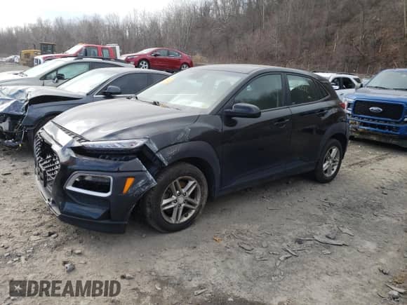 2019 Hyundai Kona SE z VIN KM8K1CAA1KU241054, wystawiony jako Copart lot #71996682 z przebiegiem 78 780 mil mil oraz . Historia ofert i sprzedaży dostępna na DreamBid. Obrazek 1.