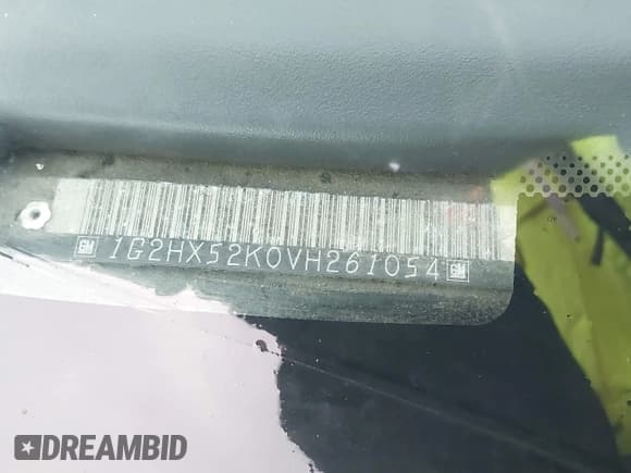 ✅ 1997 Pontiac Bonneville SE • VIN: 1G2HX52K0VH261054 • Lot: 43826174. Listed on IAAI with 148,296 mi. Free auction sales archive from the USA and detailed vehicle history report at DreamBid. Image 9.