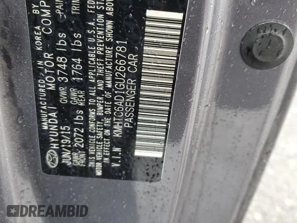 ✅ 2016 Hyundai Veloster • VIN: KMHTC6AD1GU266781 • Lot: 58738985. Wystawiony na Copart z przebiegiem 137 783 mil. Bezpłatny archiwum sprzedaży aukcyjnych z USA i szczegółowy raport historii pojazdu na DreamBid. Zdjęcie 12.