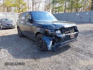 ✅ 2019 Land Rover Range Rover HSE • VIN: SALGS2SV6KA567560 • Lot: 41728822. Listed on IAAI with 58,448 mi. Free auction sales archive from the USA and detailed vehicle history report at DreamBid. Image 1.
