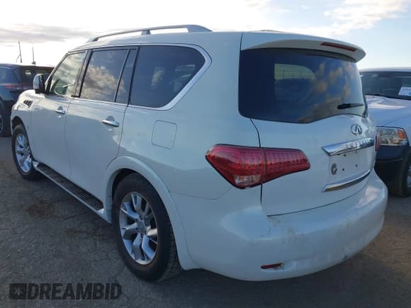 ✅ 2013 Infiniti QX56 • VIN: JN8AZ2NE8D9041038 • Lot: 43285201. Listed on IAAI with 185,674 mi. Free auction sales archive from the USA and detailed vehicle history report at DreamBid. Image 3.