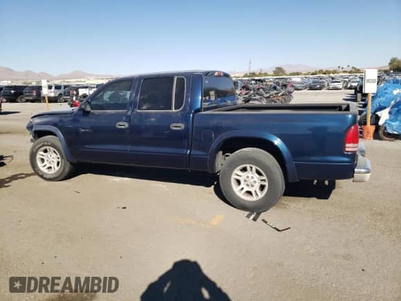 2004 Dodge Dakota SLT z VIN 1D7HL48N44S500485, wystawiony jako Copart lot #73153244 z przebiegiem Nie podano mil oraz Szkoda całkowita • Salvage title. Historia ofert i sprzedaży dostępna na DreamBid. Obrazek 2.