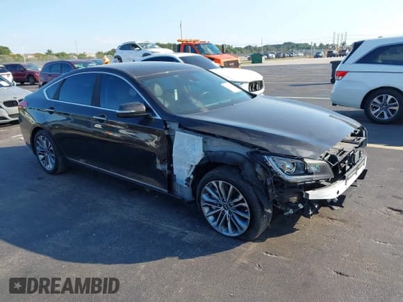 ✅ 2017 Genesis G80 3.8L • VIN: KMHGN4JE3HU172041 • Лот: 43731211. Опубликован ранее на IAAI с пробегом 143 186 миль. Бесплатный доступ к архиву аукционных продаж из США и подробный отчёт об истории автомобиля на DreamBid. Изображение 1.