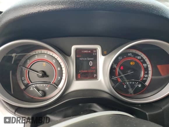 2013 Dodge Journey American Value with VIN 3C4PDCAB0DT575812, listed as a Copart auction lot 86771425 with 113,450 mi miles and Salvage title. Bid and sale history available at DreamBid. Image 9.