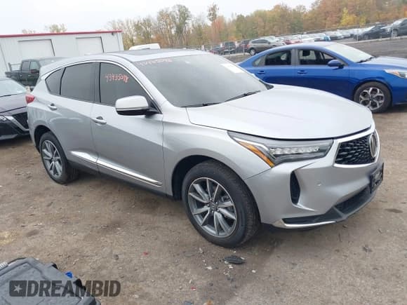 ✅ 2022 Acura RDX Technology • VIN: 5J8TC2H55NL014631 • Лот: 43435098. Опубликован ранее на IAAI с пробегом 23 550 миль. Бесплатный доступ к архиву аукционных продаж из США и подробный отчёт об истории автомобиля на DreamBid. Изображение 1.