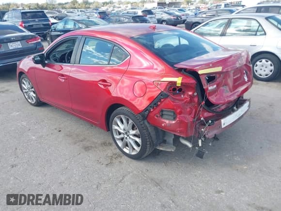✅ 2014 Mazda 3 S Grand Touring • VIN: JM1BM1W32E1178143 • Lot: 43674078. Listed on IAAI with 68,556 mi. Free auction sales archive from the USA and detailed vehicle history report at DreamBid. Image 3.