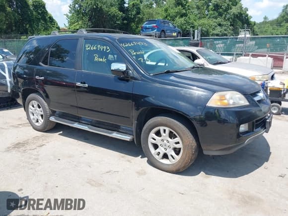 ✅ 2006 Acura MDX Touring • VIN: 2HNYD18996H511835 • Lot: 42669493. Listed on IAAI with 150,331 mi. Free auction sales archive from the USA and detailed vehicle history report at DreamBid. Image 1.