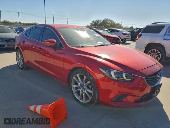 ✅ 2017 Mazda 6 Touring • VIN: JM1GL1V56H1151513 • Лот: 91251045. Опубликован ранее на Copart с пробегом 77 662 миль. Бесплатный доступ к архиву аукционных продаж из США и подробный отчёт об истории автомобиля на DreamBid. Изображение 4.