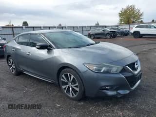 ✅ 2016 Nissan Maxima Platinum • VIN: 1N4AA6AP0GC410277 • Lot: 43599088. Listed on IAAI with 119,466 mi. Free auction sales archive from the USA and detailed vehicle history report at DreamBid. Image 1.