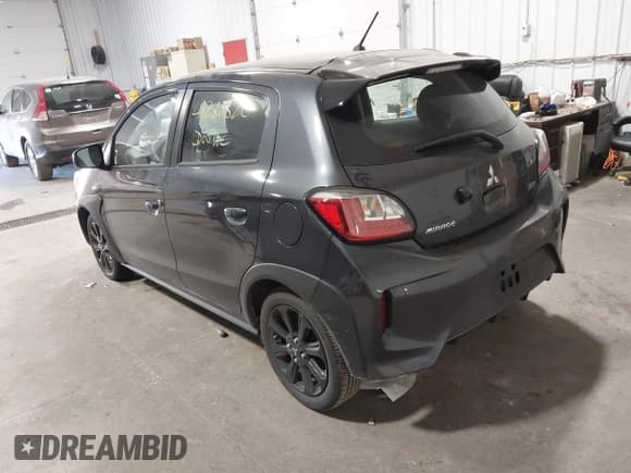 ✅ 2024 Mitsubishi Mirage Black Edition • VIN: ML32AWHJ3RH012778 • Lot: 41282520. Listed on IAAI with 2,255 mi. Free auction sales archive from the USA and detailed vehicle history report at DreamBid. Image 3.