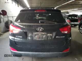 2013 Hyundai Tucson Limited with VIN KM8JU3AC0DU698395, listed as a Copart auction lot 87044815 with 117,600 mi miles and Clean title. Bid and sale history available at DreamBid. Image 6.
