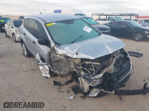 ✅ 2017 Ford Escape S • VIN: 1FMCU0F74HUD17933 • Lot: 43693011. Listed on IAAI with 99,080 mi. Free auction sales archive from the USA and detailed vehicle history report at DreamBid. Image 1.