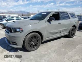 2019 Dodge Durango R/T with VIN 1C4SDHCT9KC581307, listed as a Copart auction lot 85766535 with 42,491 mi miles and Salvage title. Bid and sale history available at DreamBid. Image 1.