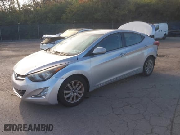 ✅ 2014 Hyundai Elantra SE • VIN: 5NPDH4AE2EH497963 • Лот: 43547309. Опубликован ранее на IAAI с пробегом 159 411 миль. Бесплатный доступ к архиву аукционных продаж из США и подробный отчёт об истории автомобиля на DreamBid. Изображение 2.