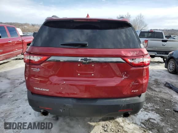 2018 Chevrolet Traverse RS с VIN 1GNERJKX0JJ169613, выставлен на аукционе Copart как лот 88302175 с пробегом 99 975 миль миль и Списание • Salvage title. История ставок и продаж доступна на DreamBid. Изображение 6.