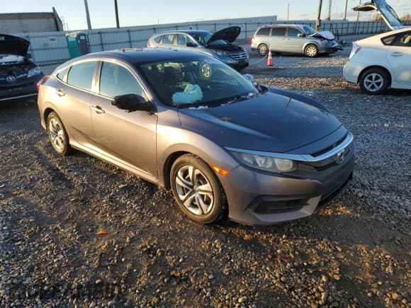 ✅ 2016 Honda Civic LX • VIN: 19XFC2F59GE020913 • Lot: 92229535. Listed on Copart with 124,976 mi. Free auction sales archive from the USA and detailed vehicle history report at DreamBid. Image 4.