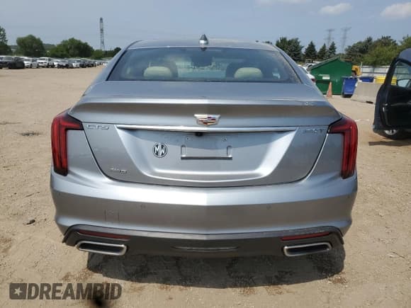 ✅ 2025 Cadillac CT5 Premium Luxury • VIN: 1G6DS5RK7S0107615 • Lot: 67931765. Listed on Copart with 7,277 mi. Free auction sales archive from the USA and detailed vehicle history report at DreamBid. Image 6.