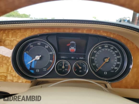 ✅ 2012 Bentley Continental GT • VIN: SCBGR3ZA0CC074963 • Lot: 90690125. Listed on Copart with 29,031 mi. Free auction sales archive from the USA and detailed vehicle history report at DreamBid. Image 9.