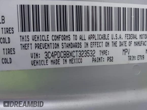 ✅ 2012 Dodge Journey SXT • VIN: 3C4PDCBBXCT323532 • Лот: 42471610. Опубликован ранее на IAAI с пробегом 188 103 миль. Бесплатный доступ к архиву аукционных продаж из США и подробный отчёт об истории автомобиля на DreamBid. Изображение 9.