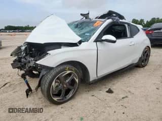 2020 Hyundai Veloster Turbo с VIN KMHTH6AB0LU030939, выставлен на аукционе Copart как лот 64249345 с пробегом Не указан миль и На запчасти • Non repairable. История ставок и продаж доступна на DreamBid. Изображение 1.