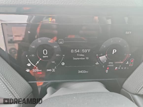 ✅ 2025 GMC Yukon XL Denali • VIN: 1GKS2JRL0SR159139 • Лот: 84263025. Опубликован ранее на Copart с пробегом 3 403 миль. Бесплатный доступ к архиву аукционных продаж из США и подробный отчёт об истории автомобиля на DreamBid. Изображение 9.