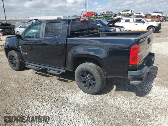 ✅ 2021 Chevrolet Colorado 4WD Z71 • VIN: 1GCGTDEN9M1175316 • Lot: 81660645. Listed on Copart with 90,820 mi. Free auction sales archive from the USA and detailed vehicle history report at DreamBid. Image 2.