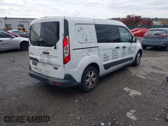✅ 2016 Ford Transit Connect XLT • VIN: NM0LS7F75G1238755 • Lot: 43649823. Listed on IAAI with 229,246 mi. Free auction sales archive from the USA and detailed vehicle history report at DreamBid. Image 4.