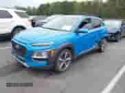 2020 Hyundai Kona Ultimate with VIN KM8K53A59LU532572, listed as a IAAI auction lot 43411407 with 66,092 mi miles and . Bid and sale history available at DreamBid. Image 2.