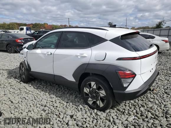 2024 Hyundai Kona SEL with VIN KM8HCCAB4RU153929, listed as a Copart auction lot 75693894 with 3,845 mi miles and Salvage title. Bid and sale history available at DreamBid. Image 2.