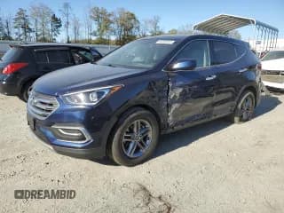 ✅ 2018 Hyundai Santa Fe 2.4L • VIN: 5XYZTDLB8JG565658 • Лот: 68390952. Опубликован ранее на Copart с пробегом 61 327 миль. Бесплатный доступ к архиву аукционных продаж из США и подробный отчёт об истории автомобиля на DreamBid. Изображение 1.