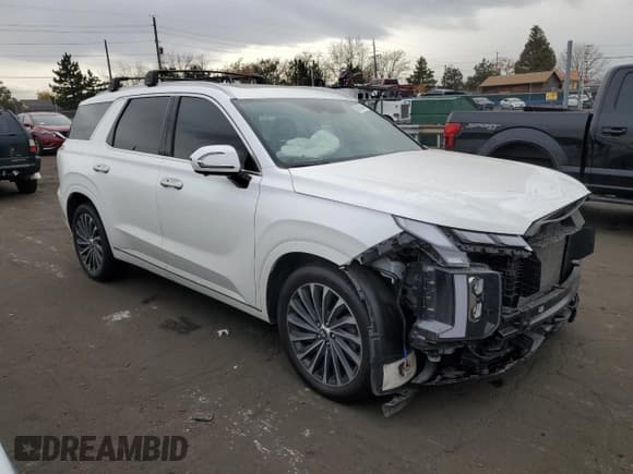 ✅ 2023 Hyundai Palisade Calligraphy • VIN: KM8R7DGE7PU497008 • Лот: 80918644. Опубликован ранее на Copart с пробегом 27 202 миль. Бесплатный доступ к архиву аукционных продаж из США и подробный отчёт об истории автомобиля на DreamBid. Изображение 4.