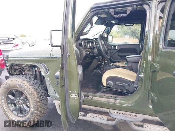 ✅ 2023 Jeep Wrangler Willys Sport • VIN: 1C4HJXDM0PW515898 • Lot: 41419267. Listed on IAAI with 10,964 mi. Free auction sales archive from the USA and detailed vehicle history report at DreamBid. Image 5.
