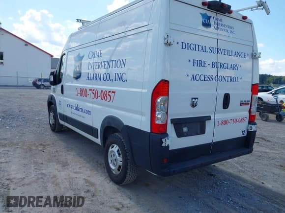 ✅ 2019 Ram ProMaster Cargo • VIN: 3C6TRVBG0KE545434 • Lot: 43139145. Wystawiony na IAAI z przebiegiem 196 395 mil. Bezpłatny archiwum sprzedaży aukcyjnych z USA i szczegółowy raport historii pojazdu na DreamBid. Zdjęcie 3.