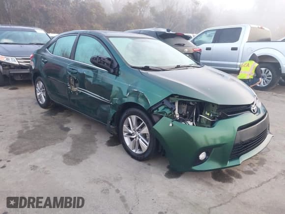 ✅ 2014 Toyota Corolla LE Eco • VIN: 5YFBPRHEXEP024795 • Лот: 41208116. Опубликован ранее на IAAI с пробегом 80 534 миль. Бесплатный доступ к архиву аукционных продаж из США и подробный отчёт об истории автомобиля на DreamBid. Изображение 1.