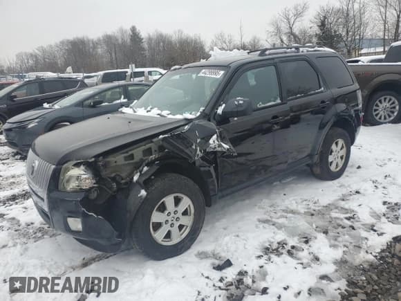 ✅ 2010 Mercury Mariner • VIN: 4M2CN8BG9AKJ29605 • Lot: 44299995. Listed on Copart with 94,458 mi. Free auction sales archive from the USA and detailed vehicle history report at DreamBid. Image 1.