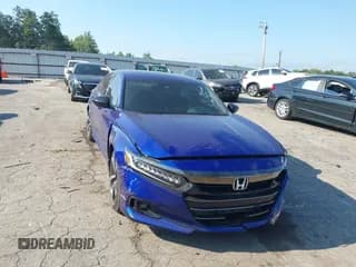 ✅ 2022 Honda Accord Sport • VIN: 1HGCV2F31NA019753 • Лот: 43107444. Опубликован ранее на IAAI с пробегом 19 155 миль. Бесплатный доступ к архиву аукционных продаж из США и подробный отчёт об истории автомобиля на DreamBid. Изображение 1.