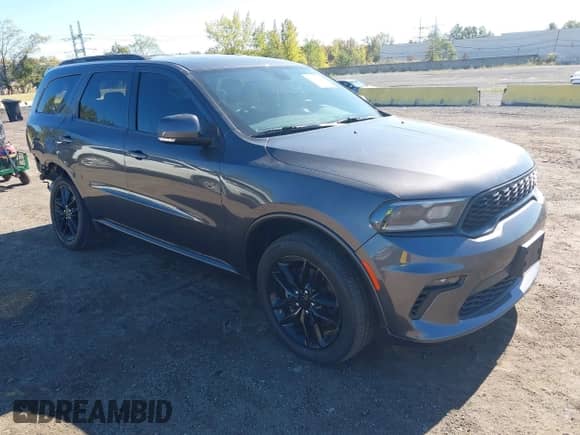 2021 Dodge Durango GT Plus z VIN 1C4RDJDG8MC752221, wystawiony jako IAAI lot #43399067 z przebiegiem 54 612 mil mil oraz . Historia ofert i sprzedaży dostępna na DreamBid. Obrazek 1.