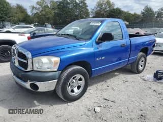 ✅ 2008 Dodge 1500 ST • VIN: 1D7HA16K08J122612 • Лот: 82342825. Опубликован ранее на Copart с пробегом 111 834 миль. Бесплатный доступ к архиву аукционных продаж из США и подробный отчёт об истории автомобиля на DreamBid. Изображение 1.