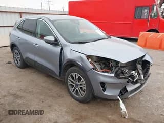 ✅ 2022 Ford Escape SEL Hybrid • VIN: 1FMCU9CZ9NUA59334 • Lot: 43717582. Wystawiony na IAAI z przebiegiem 21 263 mil. Bezpłatny archiwum sprzedaży aukcyjnych z USA i szczegółowy raport historii pojazdu na DreamBid. Zdjęcie 1.